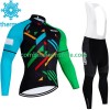 Maillot Cyclisme Hiver + Collant à Bretelles Rosti 2023 N001